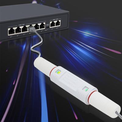 Reliable Outdoor Networks Enhancer IP66 Waterproof Poe Extenders Up To 30W Input Secure Networks Expansion 10/100Mbps