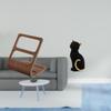 TV Remote Organizer Cat Statue Decorative Figurine Resin Collectible Desktop Storage Box Standing