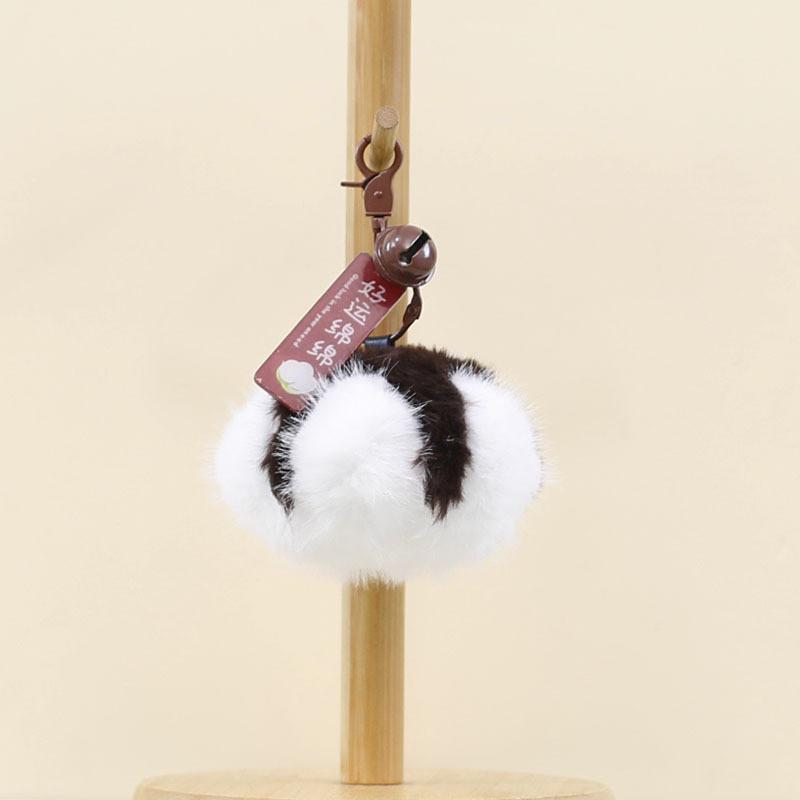 

Mini Plant Plush Keychain Soft Stuffed Toy Pp Cotton Kids Gift Bag Charm Decor белый