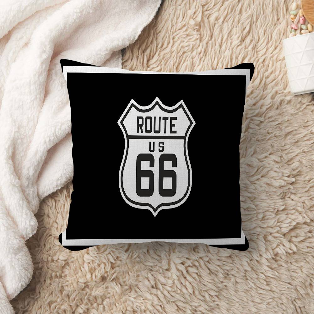 RRoute Office Cushion Pillowcase Car Cushion CoverXCM Lumbar Pillowcase Sofa Pillowcover