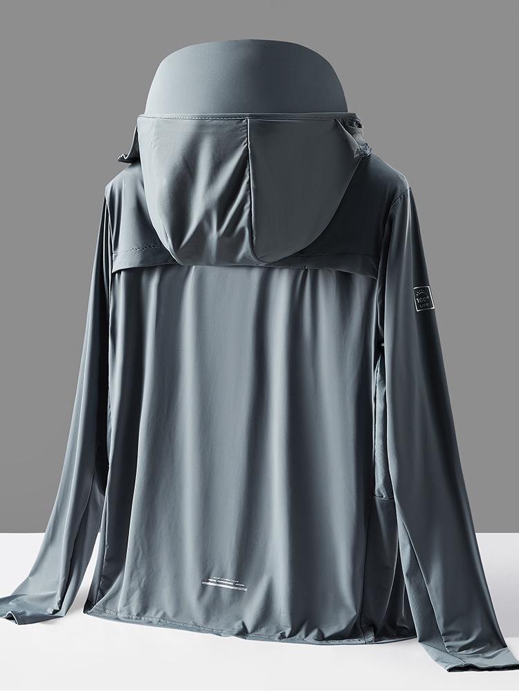 Hooded Ice Silk UV Protection Jacket for Men & Women - Summer Breathable, Lightweight, and Sun Protection Clothing for Outdoor Activities