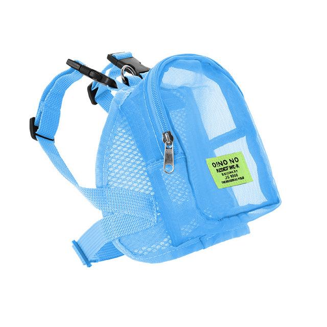 New Cute Durable Nylon Pet Backpack for Small Medium Dogs Convenient Portable Large-capacity Dog Snack Bag Dog Backpack Free