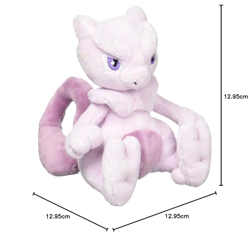 Pokémon Center Original Plush Toy Pokémon Fit Mewtwo 13 X 13 X 13 Cm (H X W X D)