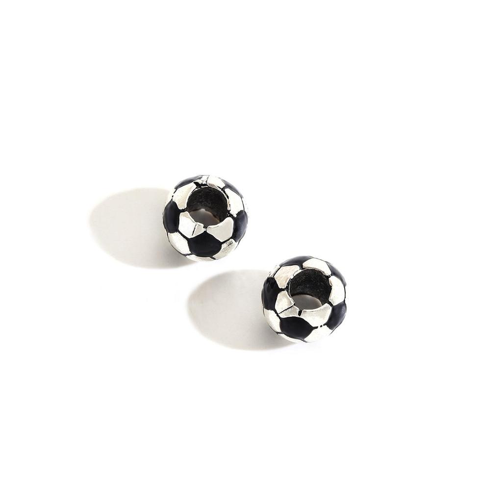 Alloy Football Pendant - Retro Fashion DIY Bracelet & Necklace Accent