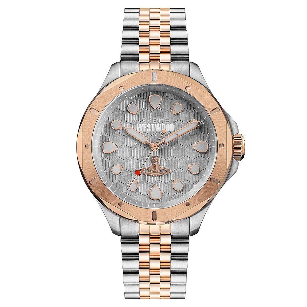 

Унисекс 39 мм Розовое золото Серебро Нержавеющая сталь VV219RSSL Часы [Vivienne Westwood] Мужские Женские [Б/у]