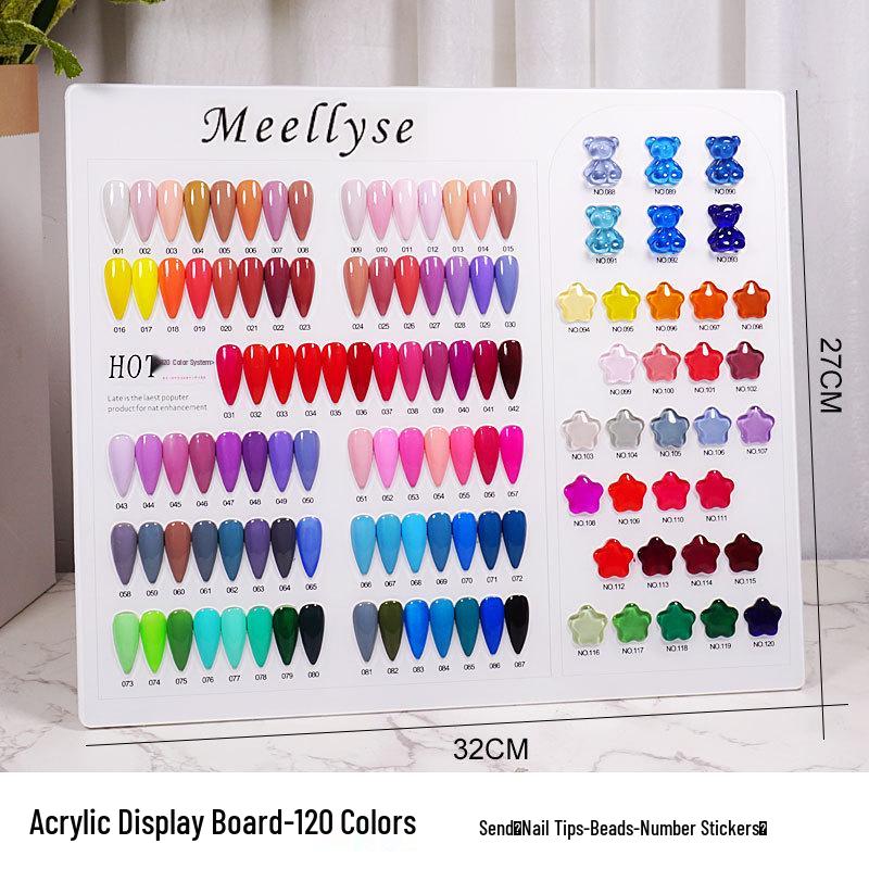 Nail Art Color Chart Display Board - Available In 60, 80, 96, 120, 160, 200, or 240 Colors