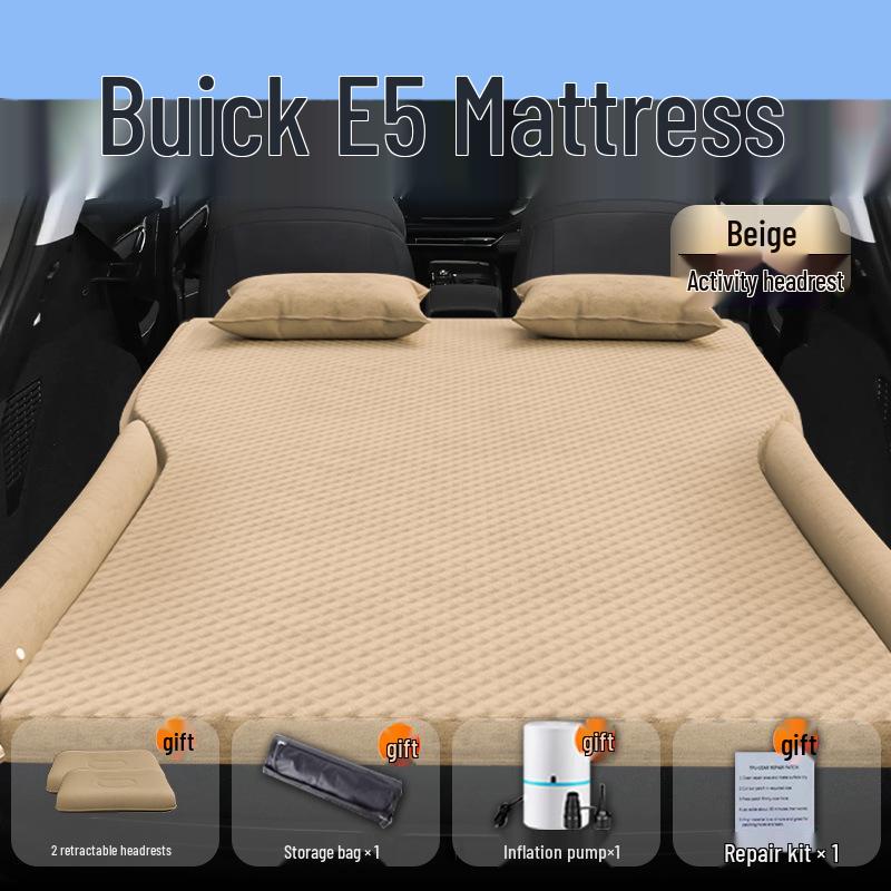 Buick E5 Car Rear Seat Inflatable Mattress - Trunk Bed & Sleeping Pad