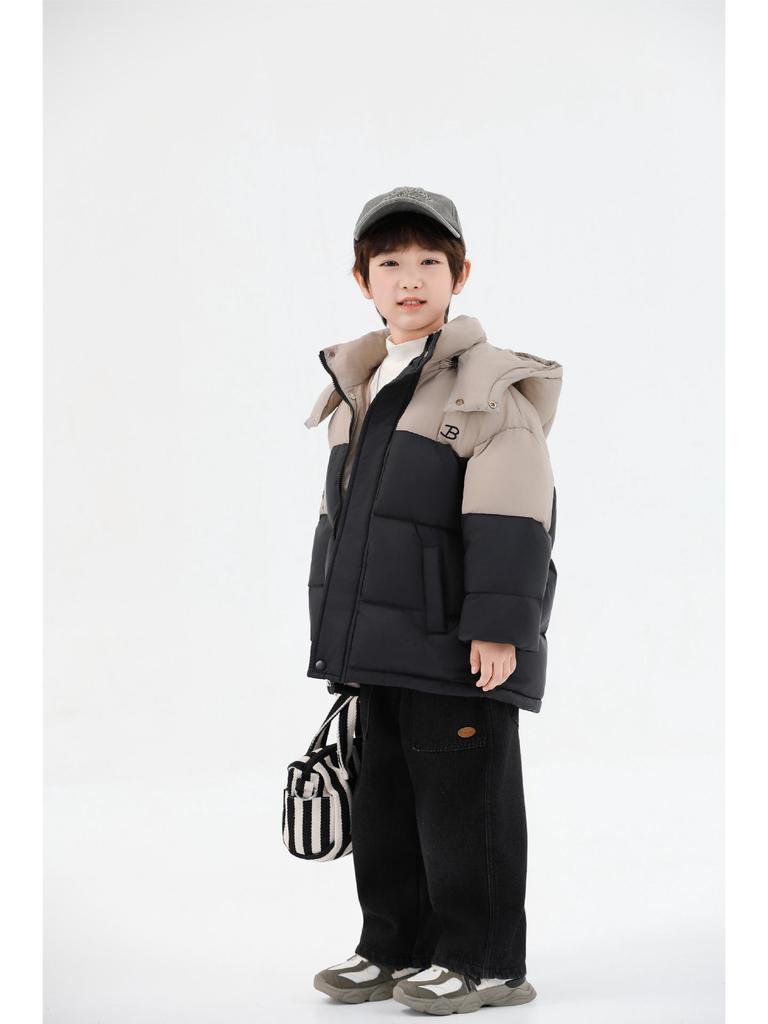 2025 Kids' Winter Hooded Down Jacket - 90% White Duck Down