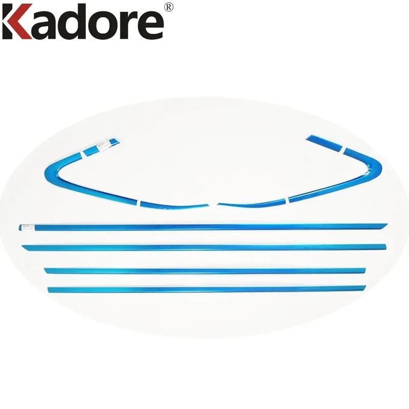 Bottom Window Sill Trim For Kia K5 Optima DL3    2024 Stainless Steel Windows Molding Garnish Strips Car Accessories