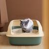 Anti-Splash Small Cat Bedpan - Pet Sandbox & Kitten Tray Design Practical Cats Toilet with Easy Cleaning Must-Have Cat Supplies