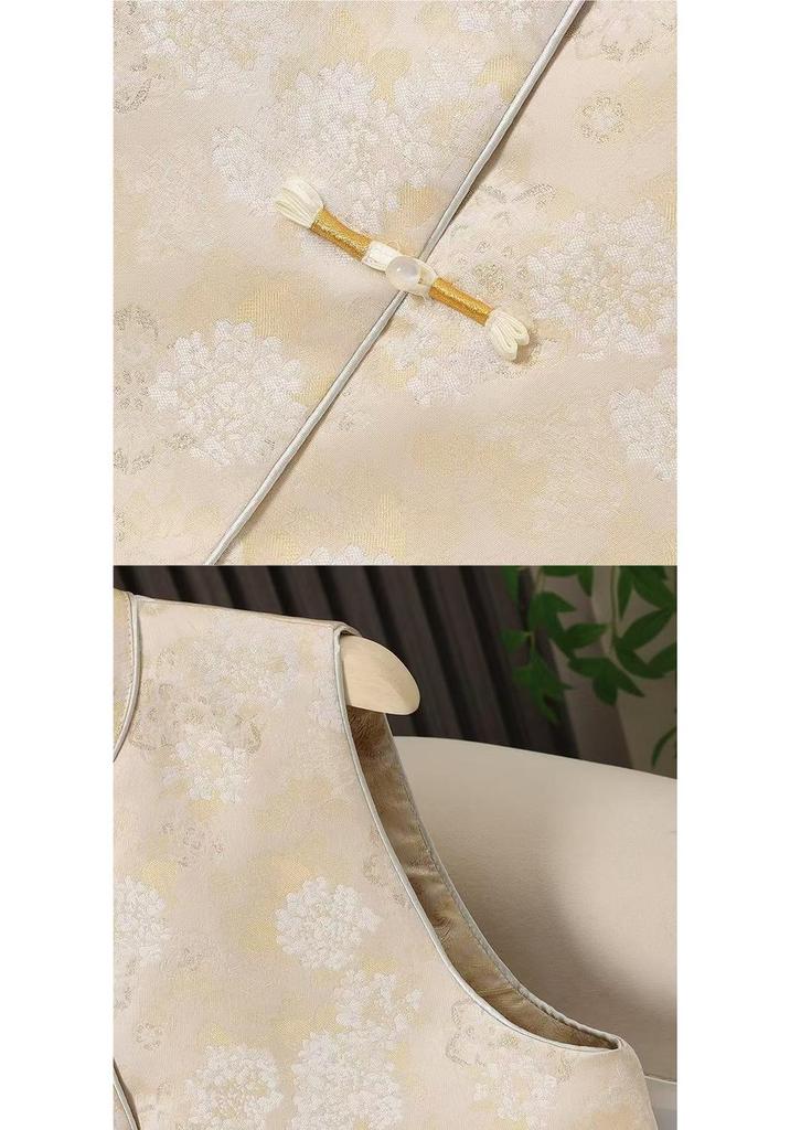 Elegant New Chinese Style Embroidered Women's Sleeveless Vest - 2026 Spring Collection