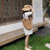 Summer Women's Straw Bag Bohemian Large Capacity Shoulder Bag Fashion Handbag Weave Knitted Totes Bag