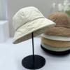 New Maillard hat women's autumn and winter bucket hat plain face small bucket hat thermal basin hat