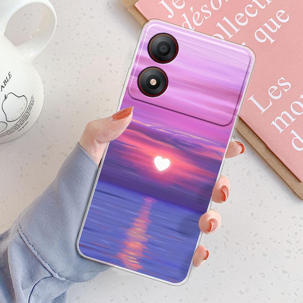 Für ZTE Blade A34 Hülle Für ZTE Blade A54 Cover Mode Klar Schutz Weiches Silikon Handyhüllen Für ZTE Blade A34 A54 Coque Funda