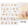 1 Sheet Spring Pink Flower Adhesive Nail Sticker Cherry Blossom Peach Blossom Nail Decal Nail Art Decoration