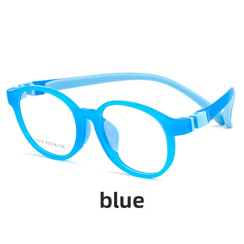 Super elastyczne okulary na krótkowzroczność dla chłopców i dziewcząt: Ultralekkie silikonowe oprawki TR90, wygodne okulary