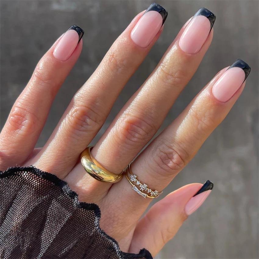 24Pcs Love Ballerina Press On Nails Set Full Cover Artificial Fake Nails Professional Adhesive Free False Nail Art