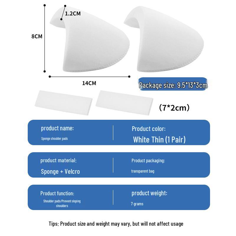 

Поролоновые подплечники: Съемный, Без шитья, Противоскользящий, Бесшовный, Невидимый для женской одежды