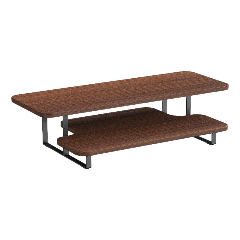 Brateck Dual-Layer Monitor & Laptop Riser with Storage