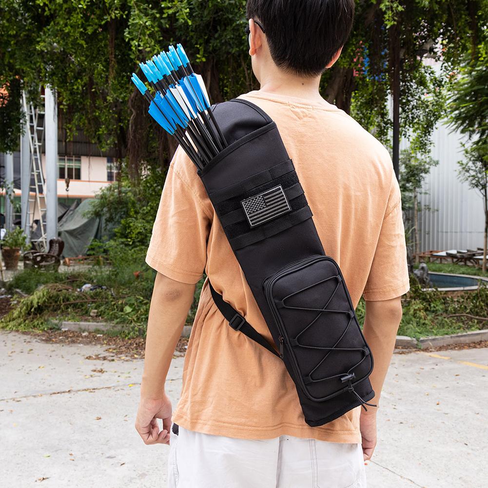 Archery Quiver Bag Portable Shoulder Bag Bottom Thickening Adjustable Strap for Outdoor Archery Hunting Accessories 5