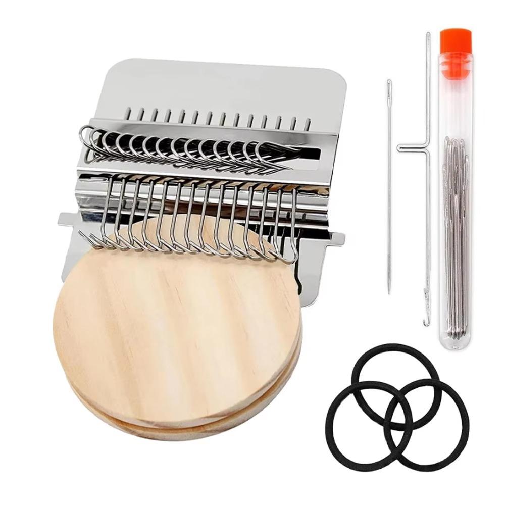 12/14 Hook Mini Loom Machine Metal Tool Darning Machine Small Woven Machine  Household