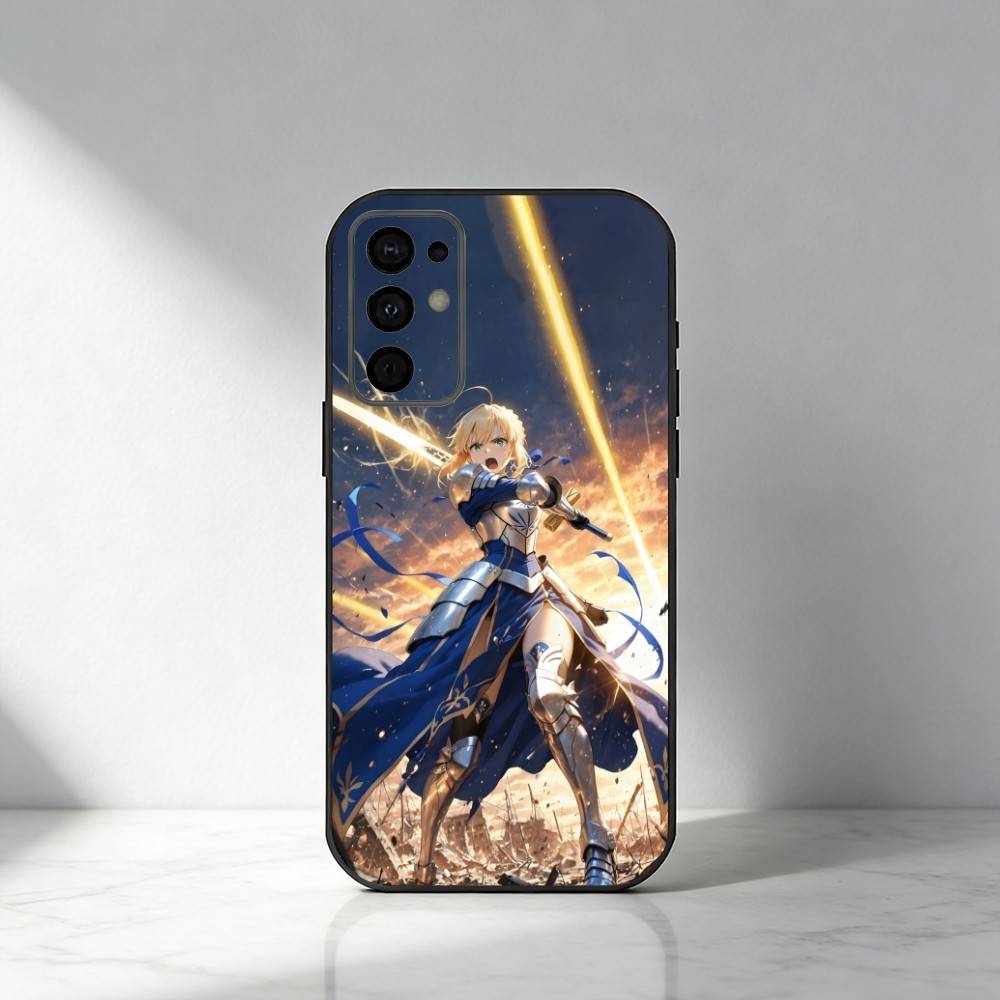 

Чехол для телефона S-Saber Stay-night G-Gilgamesh F-Fate для Samsung S25,S24,S21,S22,S23,S20,Ultra,S26,Plus,Fe,Note,5G Черный Samsung S24