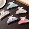 Shark Clip Starfish Hair Grab Large Acrylic Shark Clip Fashion Pearl Hair Claw  Female
