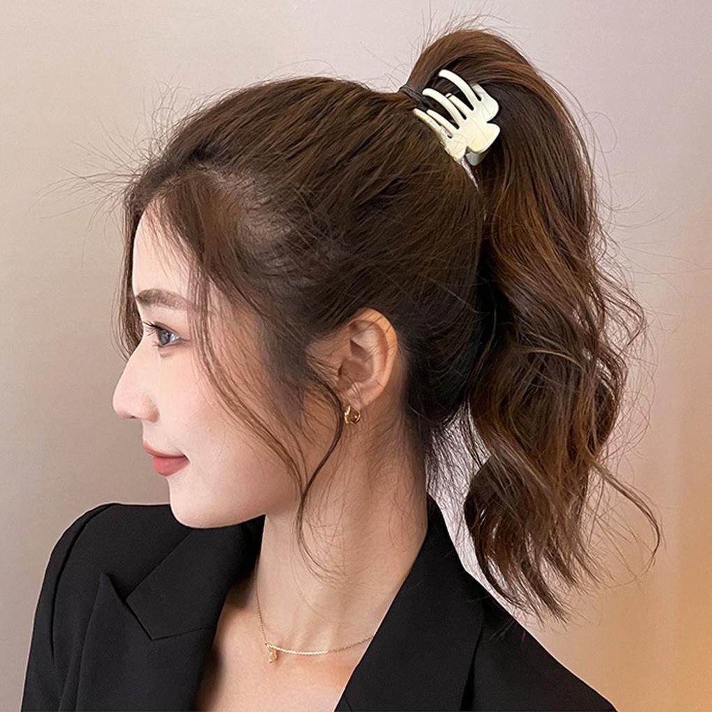Modern High Ponytail Matte Hair Clip 4p