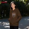 Baleno Women's Relaxed Fit Hooded Graphic Sweatshirt