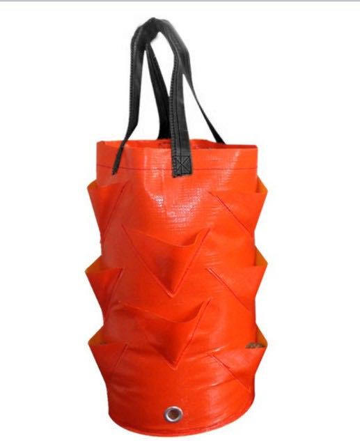 1Pc  Planting Bag Gardening Flower Planting Bag Aerial Garden Plant Moisturizing Breathable Bag Strawberry Planting Storage Bag