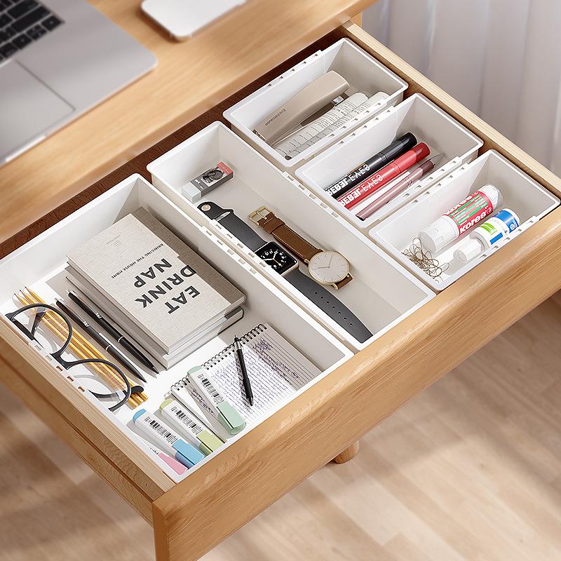 Retractable Drawer Divider for Tableware and Cosmetics Storage