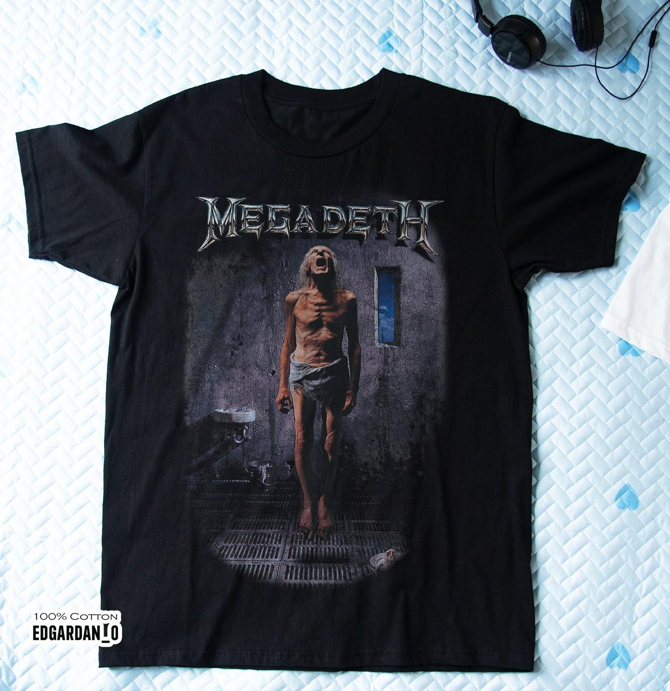 Megadeth - Countdown to Extinction Music Black Unisex T-shirt Size S-5XL S