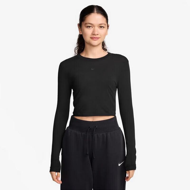 Nike Women s Long Sleeve Crew Neck Compression Tee HF5323-010 S