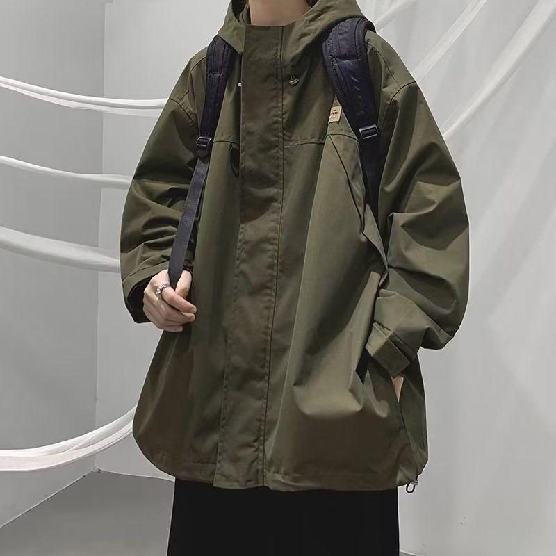 

400 Pounds Plus Size Men s Jacket, Hooded, Plus Fat, Plus Fat Clothes for Fat People In Spring and Autumn, Loose, Slim and Handsome XL