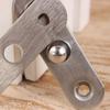 2set 360 Degree Hidden Hinges For Doors Stainless Steel Upper Lower Hinge Door Pivot Hinge Hardware Tool Furniture Fittings Loop