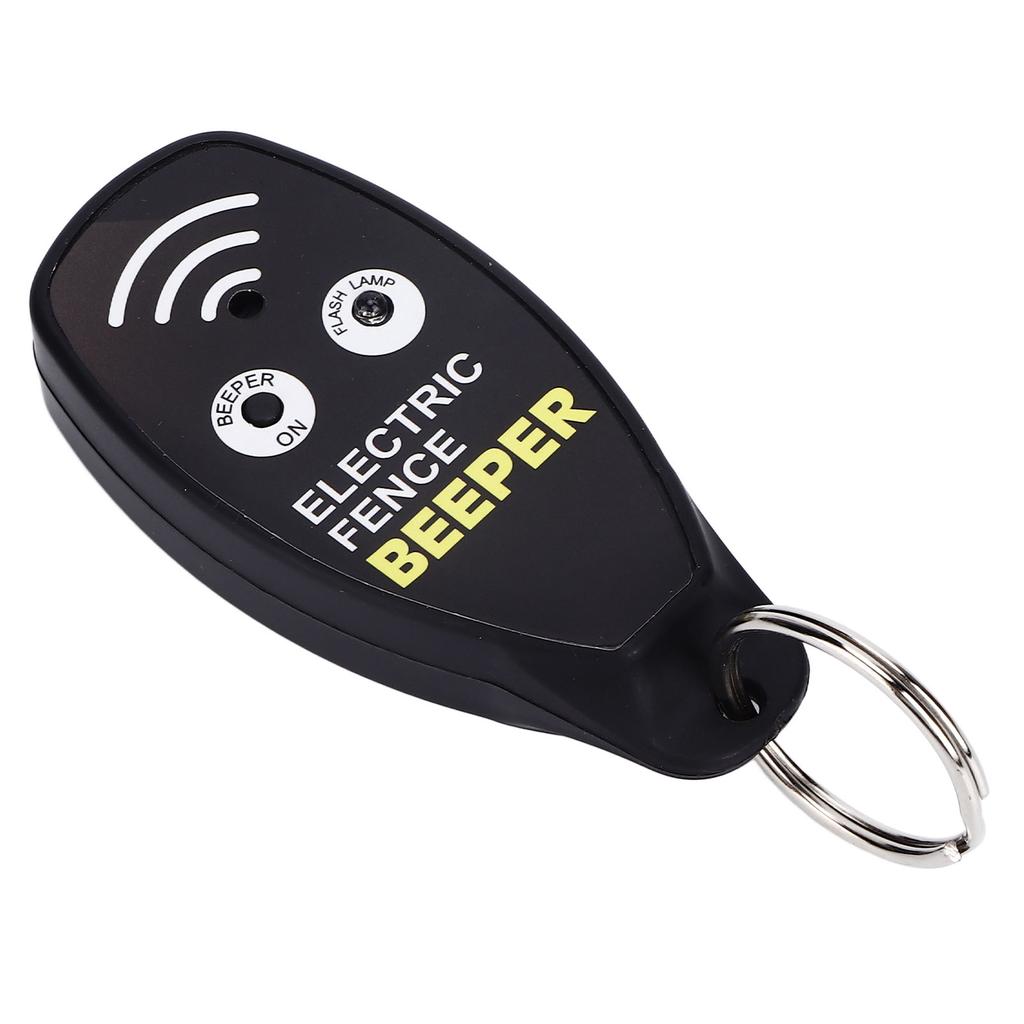 Electric Fence Beeper Portable Fence Voltage Tester Gardening Tool with Red Light for Farms