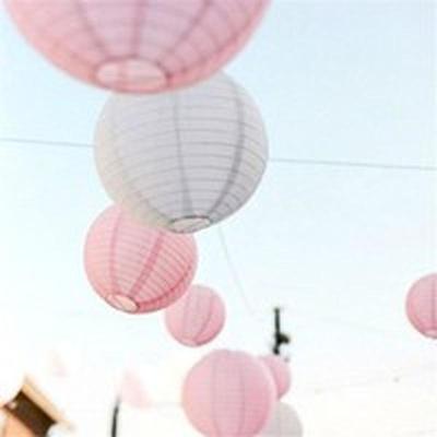 Colorful Round Paper Lanterns with Chinese Lanterns for Wedding Birthday and Christmas Parties