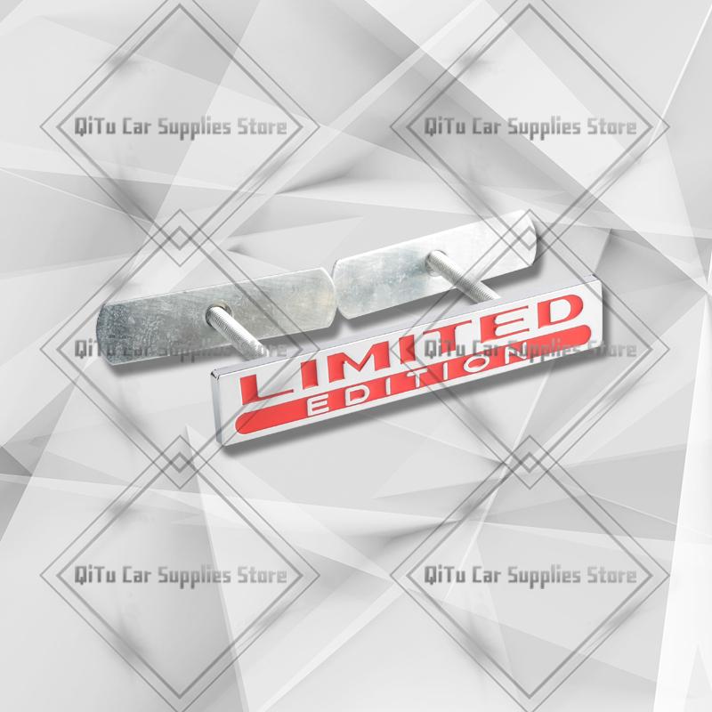 Zinc Alloy Limited Edition Badge Car Body Trunk Emblem 3D Grille Sticker For Nissan Suzuki Geely Skoda Subaru Fiat Chery Toyota