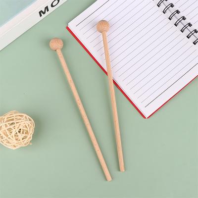 1 par de martelos de madeira maciça para bater instrumentos de percussão infantil