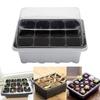 Seedling Box 12 Holes Sowing Nursery Pots Insulation with Lid Succulent Plant Seed Sprout Germination Seedling Pot Wholesale