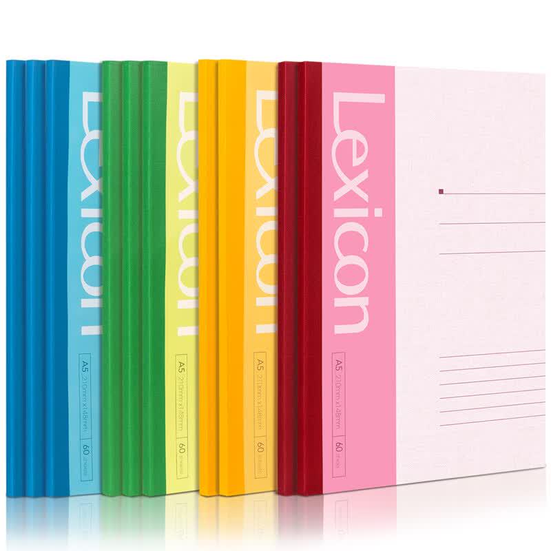 Deli 7653 Softcover Notebook, 10-Pack