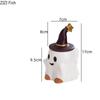 Cute Ghost Water Cup Creative Ceramic Mug with Cover Office Home Afternoon Tea Coffee Cup Drinking Set Halloween Easter Gift