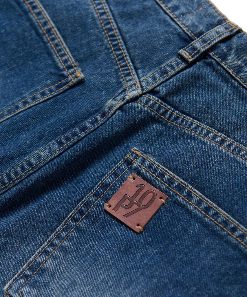 TEN PAST SEVEN Brushed Wide Denim Pants