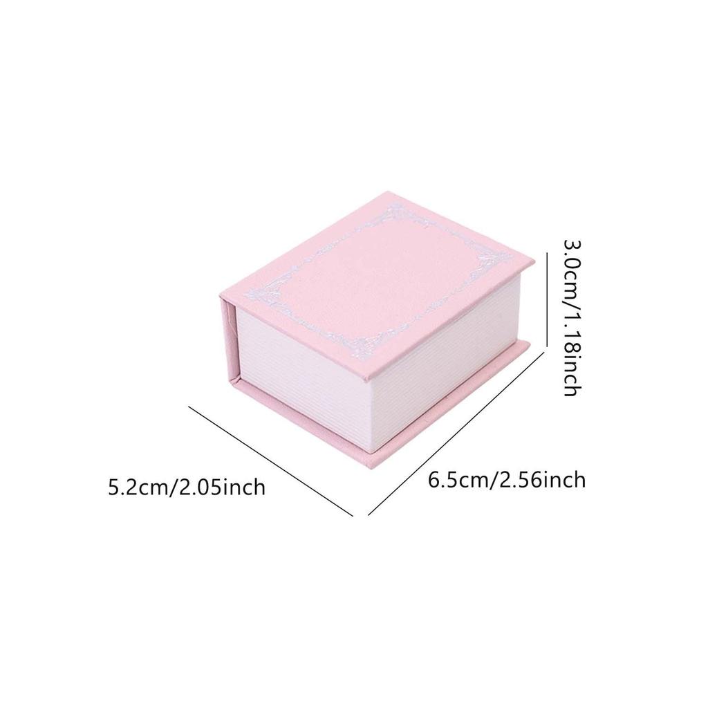 Creative Book Mini Ring Boxes Ceremonial Feeling Proposal and Confession Props Creative Gift for Girlfriend