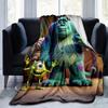 1pc, Soft and Cozy Monster Inc. Plush Blanket, Perfect for All Seasons, Home Decor, Soft Flannel Throw Blanket, Versatile & Cozy for Bedroom, Living R