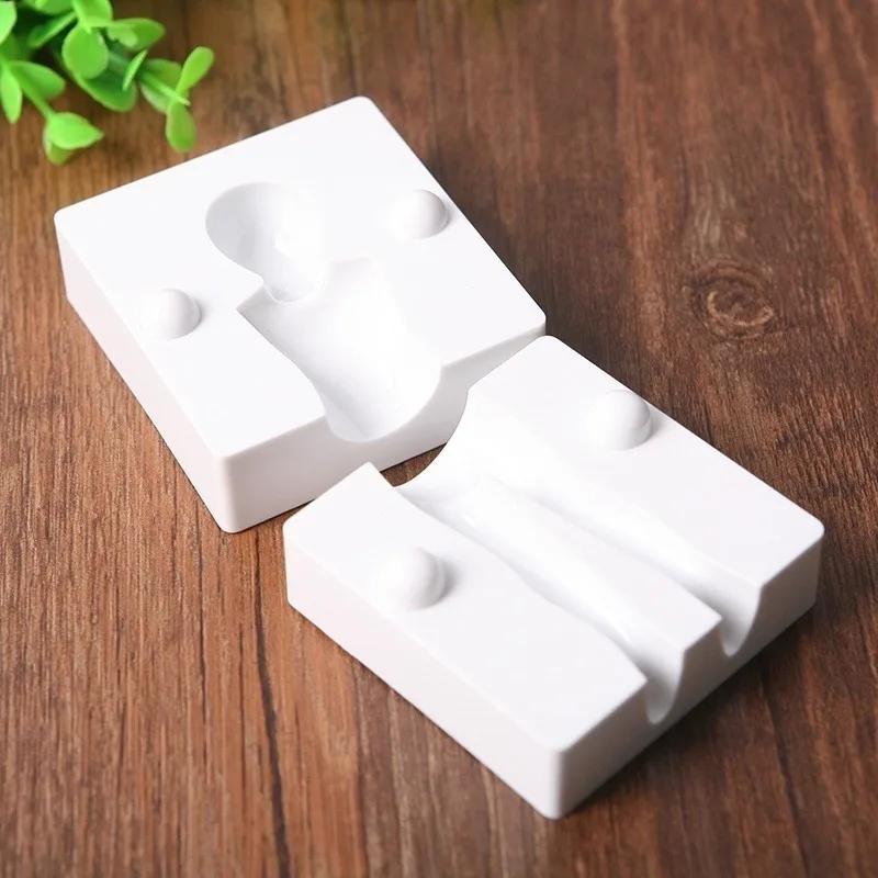 3Parts/Set Handmade Creative Molds 3D Human Shape Cake Mold Fondant Cake Decorating Gum Paste Baking Tool Stencil Fondant