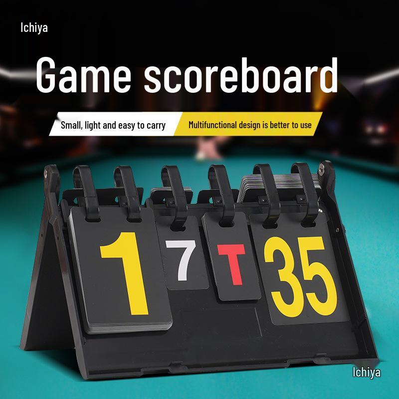 Competition Flip Scoreboard for Billiard and School