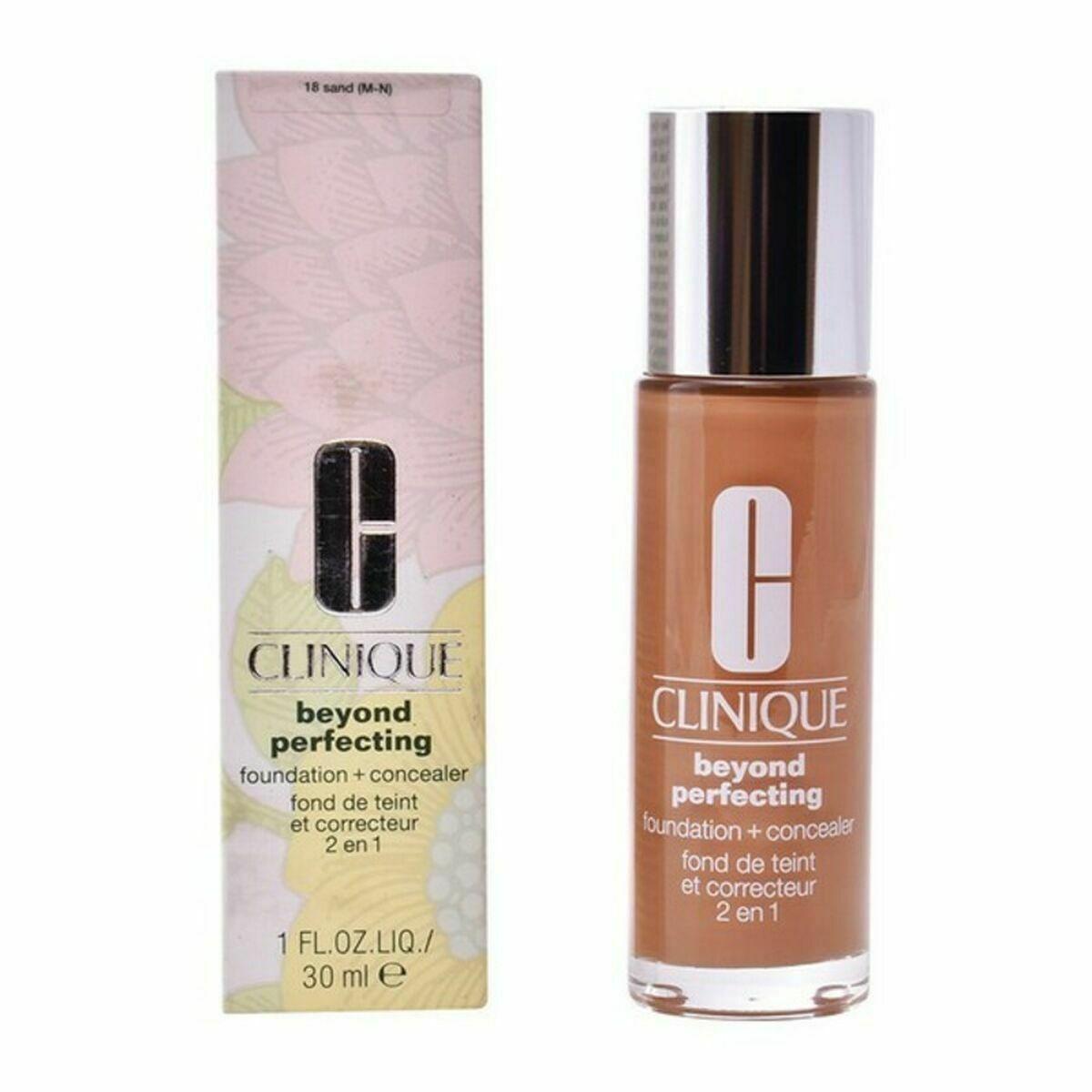 

Clinique Beyond Perfecting Liquid Makeup Base Face Concealer No. 18 Sand 30 ml