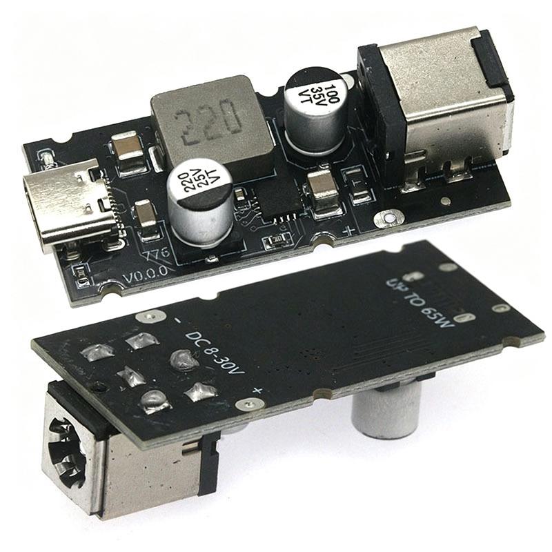 PD65W Type C Fast Charging Module Stable Output DIY Power Charger Circuit Board for Portable Power Bank Customization Use