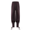 Pantaloni da Pirata per Ragazzi Medievali con Fascia alla Caviglia Costume Rinascimentale Vichingo Pantaloni Halloween Gotico Outfit a Strisce